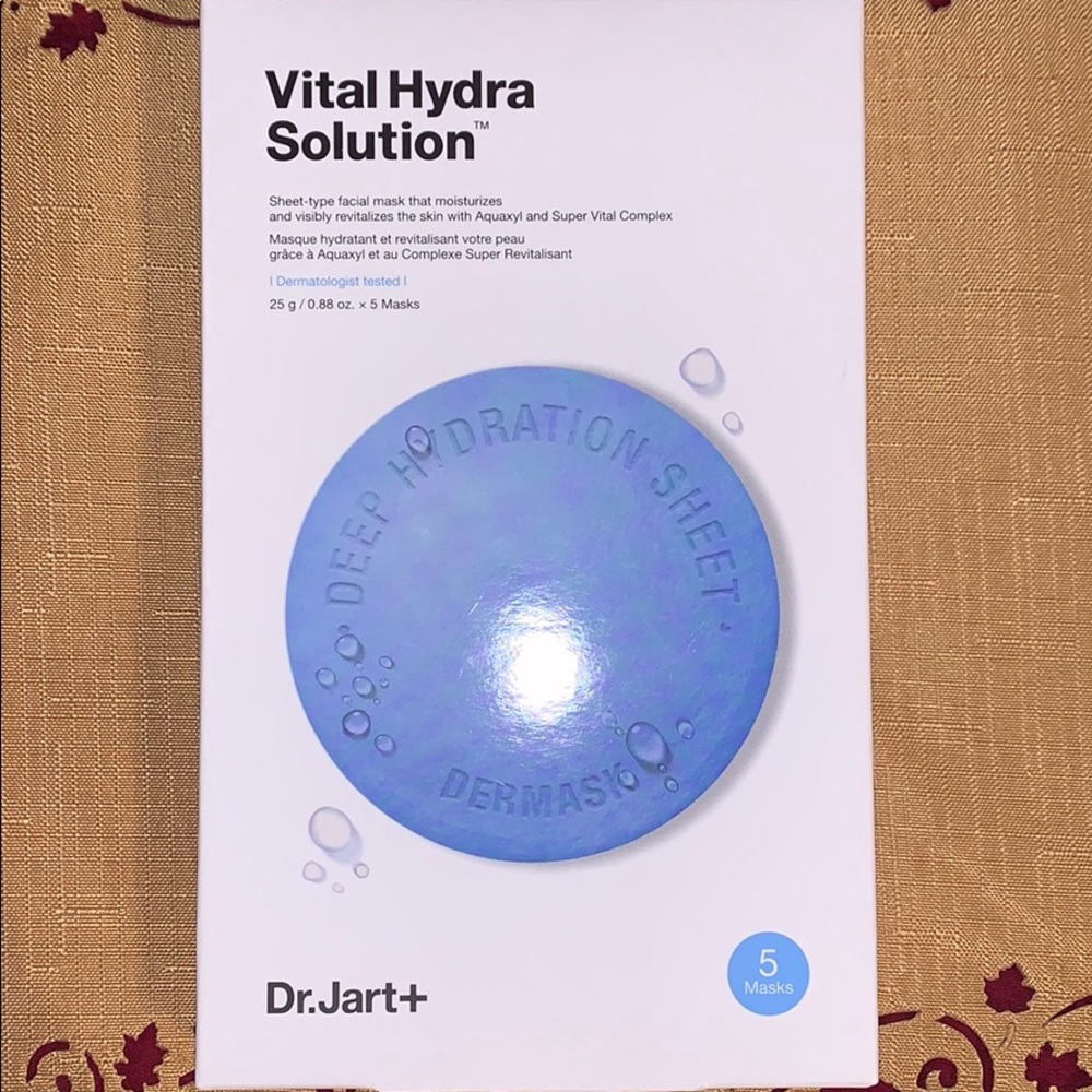 ✨Dr. Jart+ Vital Hydra Solution sheet masks